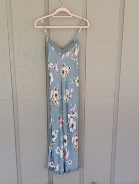 Intimissimi Floral Slip Dress Women Feminine Sleeveless Lightweight